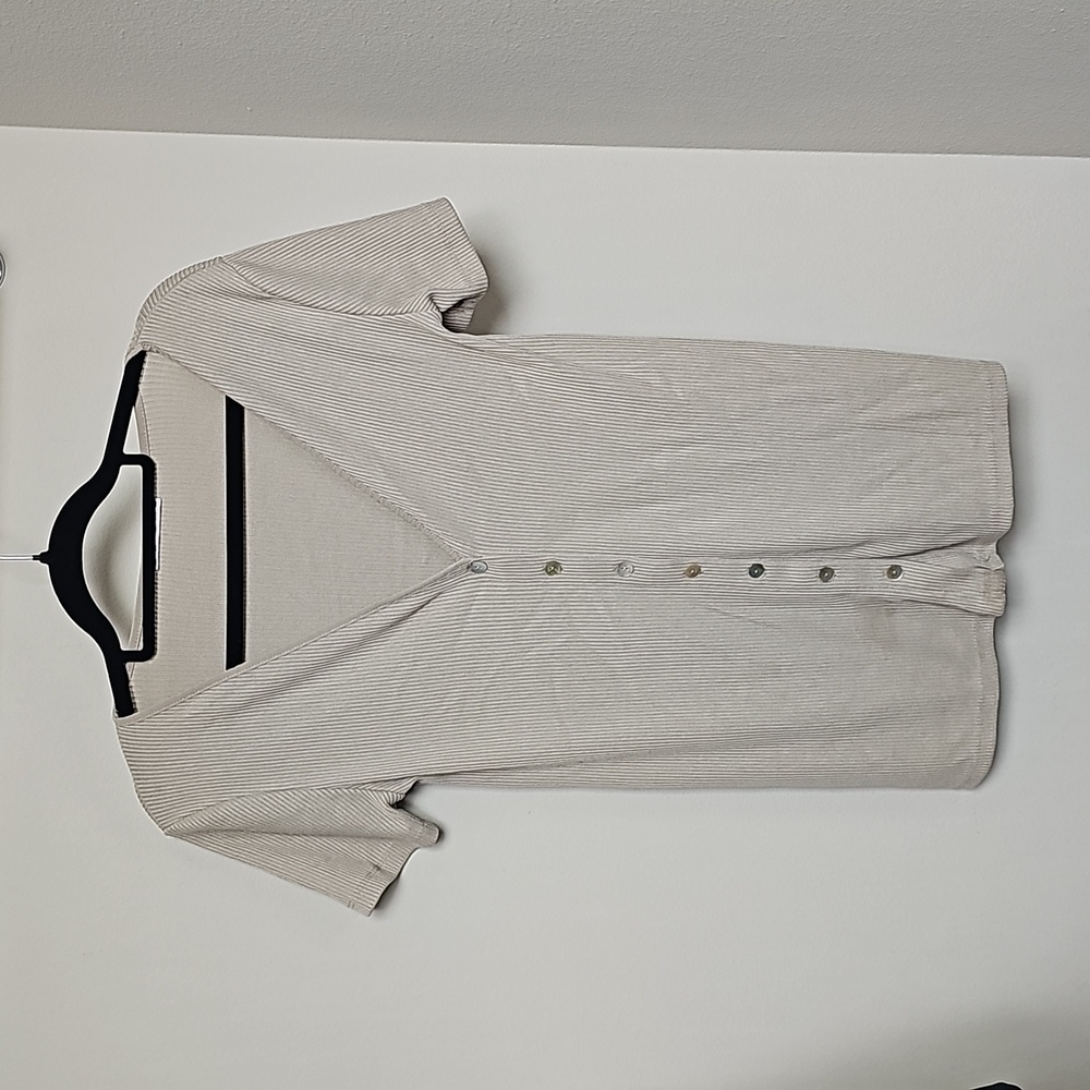 Zara size 4 button up t shirt